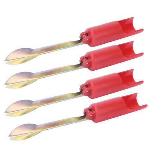 Lot De 4 Supports Canne À Pêche Pliables 32cm - Picots Sol Rouge - Accessoires Pêche 2025