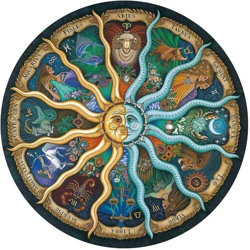 Puzzle 1000 pièces constellations pour adultes - 12 motifs - Activité d'intérieur éducative et divertissante