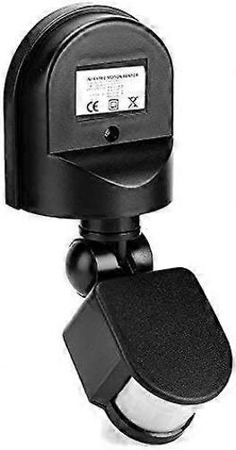 Détecteur Mouvement Infrarouge 110V-240V - Interrupteur Automatique Ampoule - Noir
