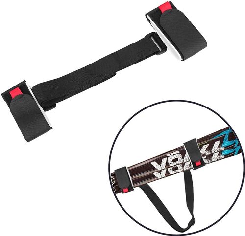 Lot De 3 Sangles De Transport Réglables Pour Skis - Épaule Rembourrée - Pour Skis Et Bâtons