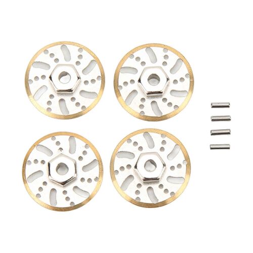 Lot de 20 contrepoids de frein RC - Disques frein laiton et poids roue - Pour voiture RC 1/24