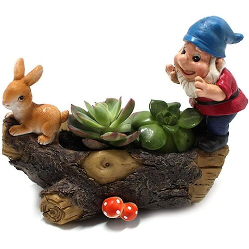 Pot Fleur Succulente Forme Animal Mignon - Jardinière Cactus Résine - Déco Table