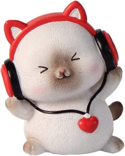 Figurines Chat Décoration Voiture - Tête Branlante Résine Realiste - Ornement