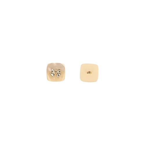 Bouton Carré Noeud 18mm (Boite De 25)