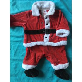 Pyjama De Noël Bébé Naissance / Nouveau Né / 0 À 1 Mois Ou 2 ( Voir Les Mesures )