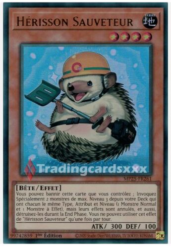 Yu Gi Oh Mp25 Fr261 Hérisson Sauveteur Ultra Rare