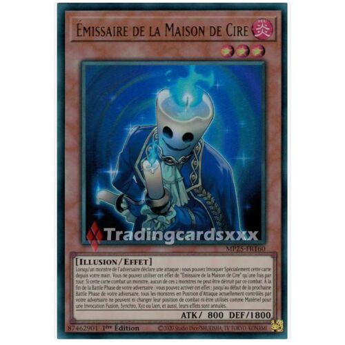 Yu Gi Oh Mp25 Fr160 Émissaire De La Maison De Cire Rare