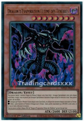 Yu Gi Oh Mp25 Fr212 Dragon D'Évaporation Ultime Des Ténèbres Ultra Rare