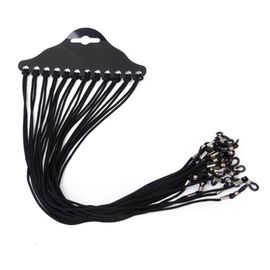 Lot De 12 Cordons À Lunettes Noir 