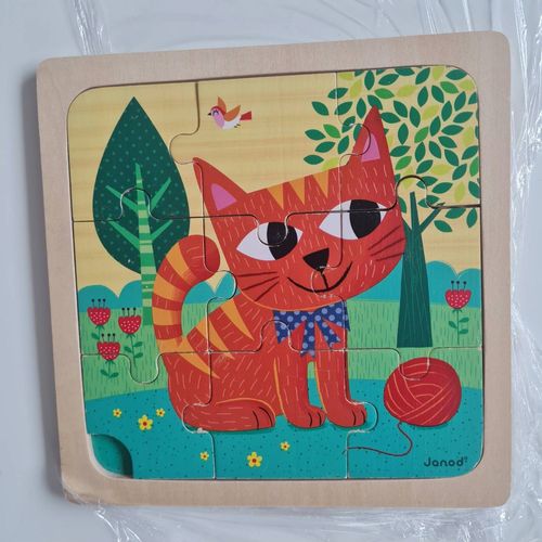Puzzle chat bois janod