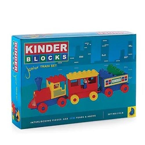 PEACOCK TOYS AND GAMES Kinder Blocks Junior Train Set
