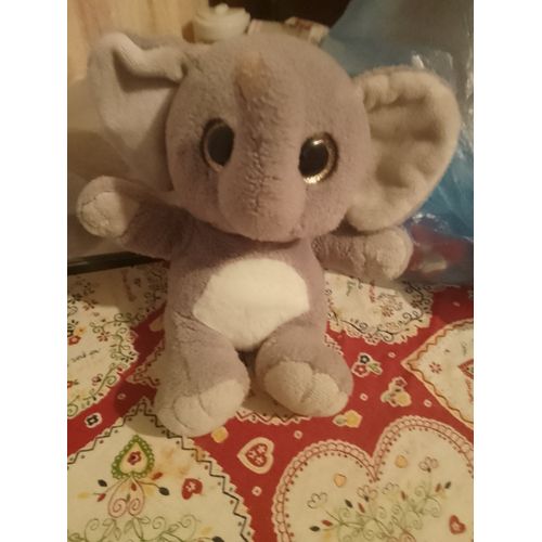 peluche elephant zoo beauval taille 20 cm ..