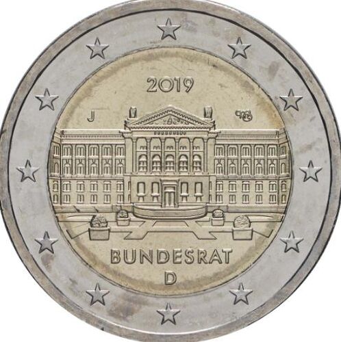 Piece 2 Euros Bundesrat 2019