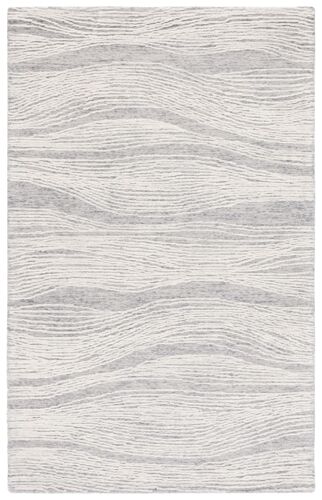 Tapis Laine Gris/Ivoire 183 X 274 Cm