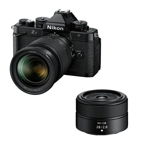 NIKON Zf Noir + Objectif Z 24-70mm f/4 S + Z 28mm f/2.8 Garanti 3 ans