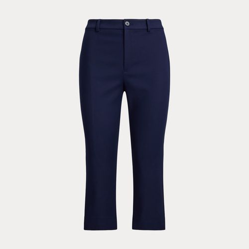 Pantalon Capri Double-Face Coton Stretch