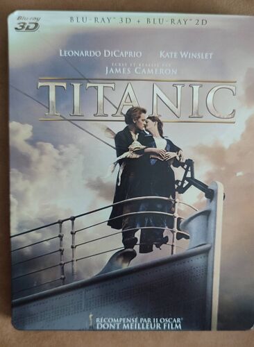 Titanic - Steelbook Blu-Ray -3d + Blu- Ray 2d