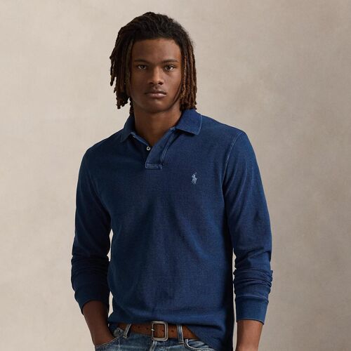 Polo En Piqué Indigo Custom Slim Fit