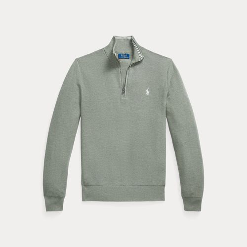 Pull Demi-Zippé En Coton Piqué