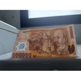 A Vendre 1 Billet Polymère De 100000 Lei, Roumanie. État Proche Du Neuf
