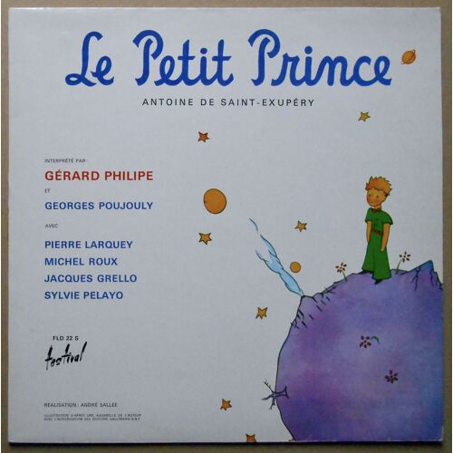 33 Tours " Le Petit Prince " Par Gérard Philipe