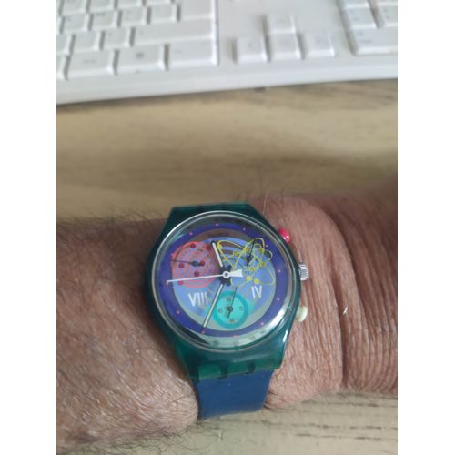 Montre Swatch Chrono Collector Scl 103 Pink Springs