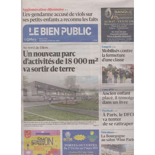 Journal Le Bien Public 14 Fevrier 2025