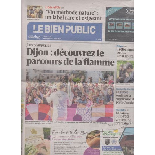 Journal Le Bien Public 17 Mai 2024