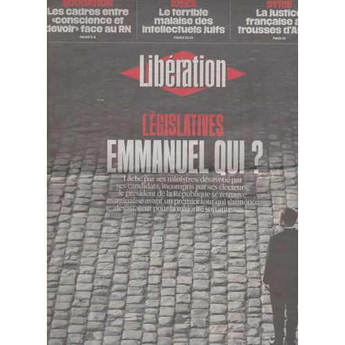 Journal Liberation Du Vendredi 28 Juin 2024 -- Legislatives