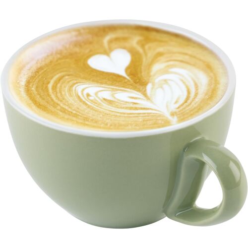 Kalanka-16007 Tasse À Cappuccino Verte Ø 10,5 Cm, Hauteur 6,5 Cm, 300 Ml, Vert