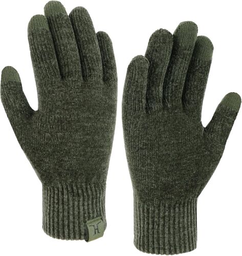Femmes Hiver Chaud Gants Tactiles Chenille Poignets Elastiques Gants en Tricot pour Temps Froid Cadeaux