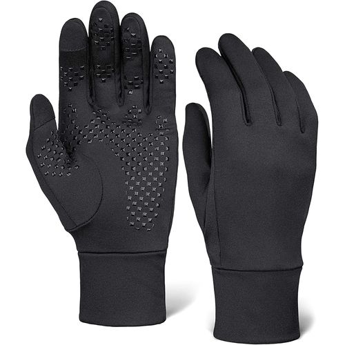 Touch Screen Running Gloves - Thermal Winter Cold Weather Lining For Men & Women - Thin Lightweight Warm Gloves For Texting, Cycling And Driving - Compatible With