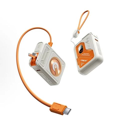 (10000mah¿Orange) Venider Power Bank 10000 Mah/20000 Mah 22.5 W Chargeur Rapide Portable Et Batterie Dans Une Batterie D'alimentation Magnétique Avec Câble Pour Smartphone