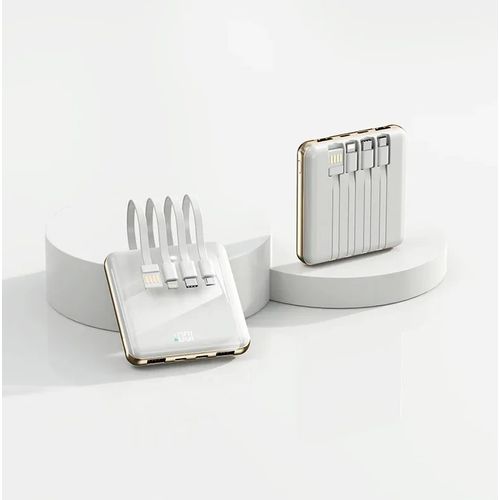 (10000mah¿White) Nouveau 120w Charge Super Rapide Batterie Externe Portable 20000 Mah Mini Batterie Externe Miroir Pour Iphone Xiaomi Samsung