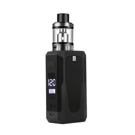 (Black E8 120W) 120W Cigarettes électroniques Vape Mod Kit 1800mah batterie intégrée 2.5ml 0.3ohm atomiseur écran OLED E Cig vaporisateur vapeur Vaper