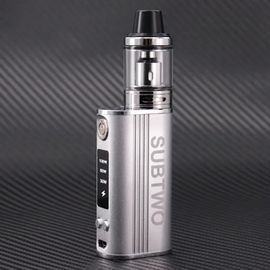 (1 kit¿steel) Boîte 100W Mod E Cigarettes Vape Kit 30W/60W/100W réglage de la tension 1800mah batterie avec 2.5ml réservoir de flux d'air inférieur atomiseur Vaper