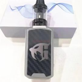 (1 kit and 3 coils¿silver Sticker B) Boîte de Cigarettes électroniques Vape 80W,Kit Mod,batterie 1800mAh,atomiseur 2.5ml,30W/60W/80W,réglage de la tension,Cigarette électronique Shisha Ecig