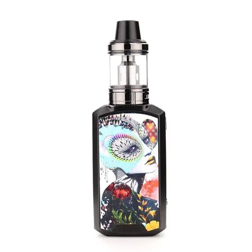 (1 Kit) Vaporisateur E-Cigarette 80W boîte Mod Vape Pod Kit réservoir 2.5ml dispositif OLED 2200MAh batterie intégrée Cigarette électronique fumée Vaper.[B26]