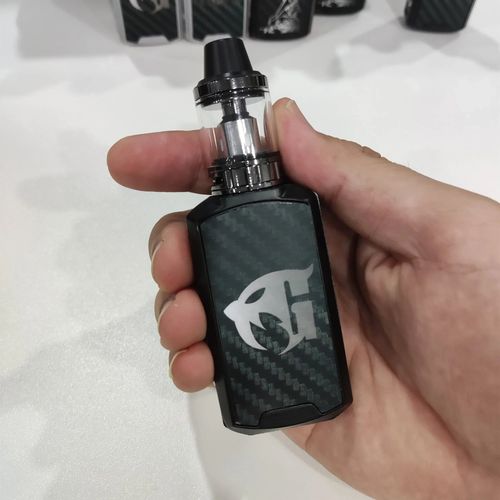 (1 Kit with 3 Coils) Vaporisateur E-Cigarette 80W boîte Mod Vape Pod Kit réservoir 2.5ml dispositif OLED 2200MAh batterie intégrée Cigarette électronique fumée Vaper.[B58]