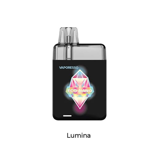 (Lumina) Kit ECO Nano Pod 1000mAh batterie E Cigarette Vape 6ml cartouche 0,8ohm OREX chauffage MTL vaporisateur