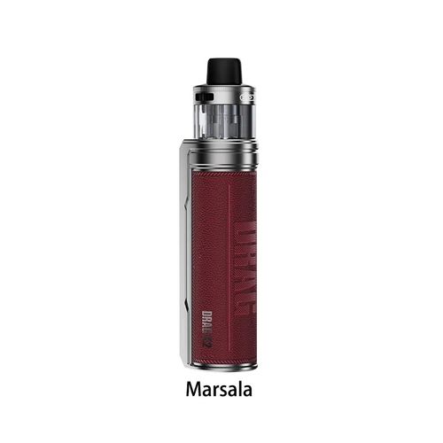 (Marsala) Kit VOOPOO Drag X2 80W DTL Vape fit 18650 batterie 5ML PnP X Pod cartouche PnP X boe vaporisateur de Cigarette électronique