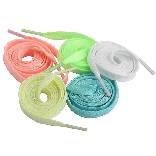 Lot De 5 Paires De Lacets Lumineux Pour Chaussures De Sport, Colorés Et Phosphorescents, Idéal Pour Les Fêtes D'étudiants