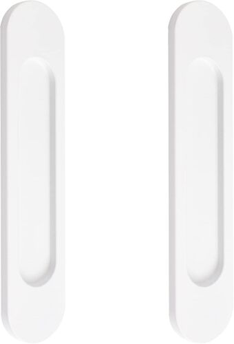 Pièces - Poignée - Poignées de meuble de cuisine - Poignées de porte - Poignées de meuble - Poignée de meuble de cuisine - Blanc - 149*35 mm - Métal