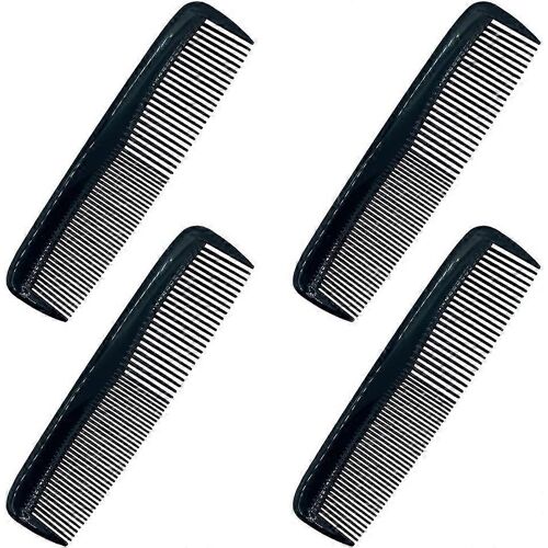 Peigne De Poche Beauté - 4 Pièces - 12,8 X 3,2 Cm - En Polypropylène - Petit Peigne - Peignes De Coiffure Professionnels - Peigne De Barbier - Peigne À Cheveux - Accessoire Pour Cheveux - S