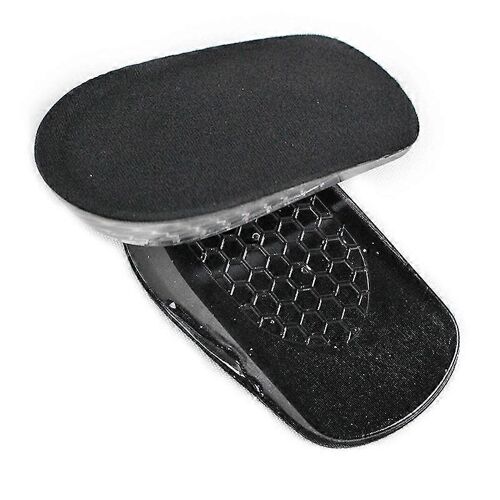 1 Paire De Semelles En Silicone Pour Chaussures Rehaussées, Demi-Talons Unis, Pour Hommes Et Femmes