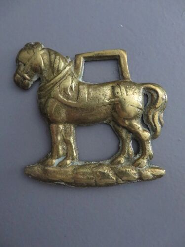 Ancien Décapsuleur Laiton Cheval De Trait