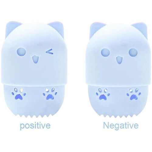 Supports Pour Éponges Cosmétiques - Lot 2 - Forme Chat - Silicone 