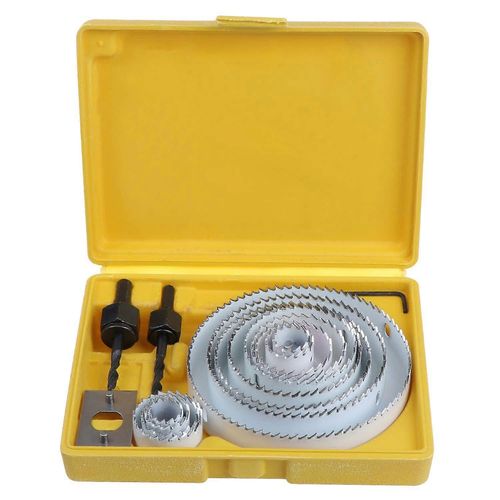 Scies cloches bimétalliques - Lot de 13 - 19-127mm - Bois et cloison sèche