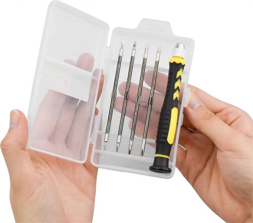 Tournevis précision portable 5 pièces - Réparation lunettes téléphones - Électronique et montres