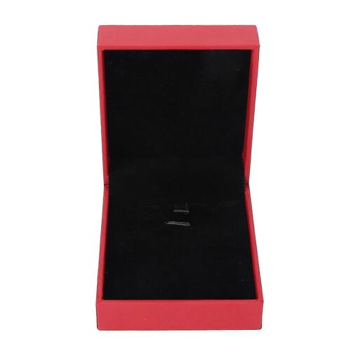 Boîte Rangement Bijoux Rouge - Présentoir Pendentifs Bagues - Mariage
